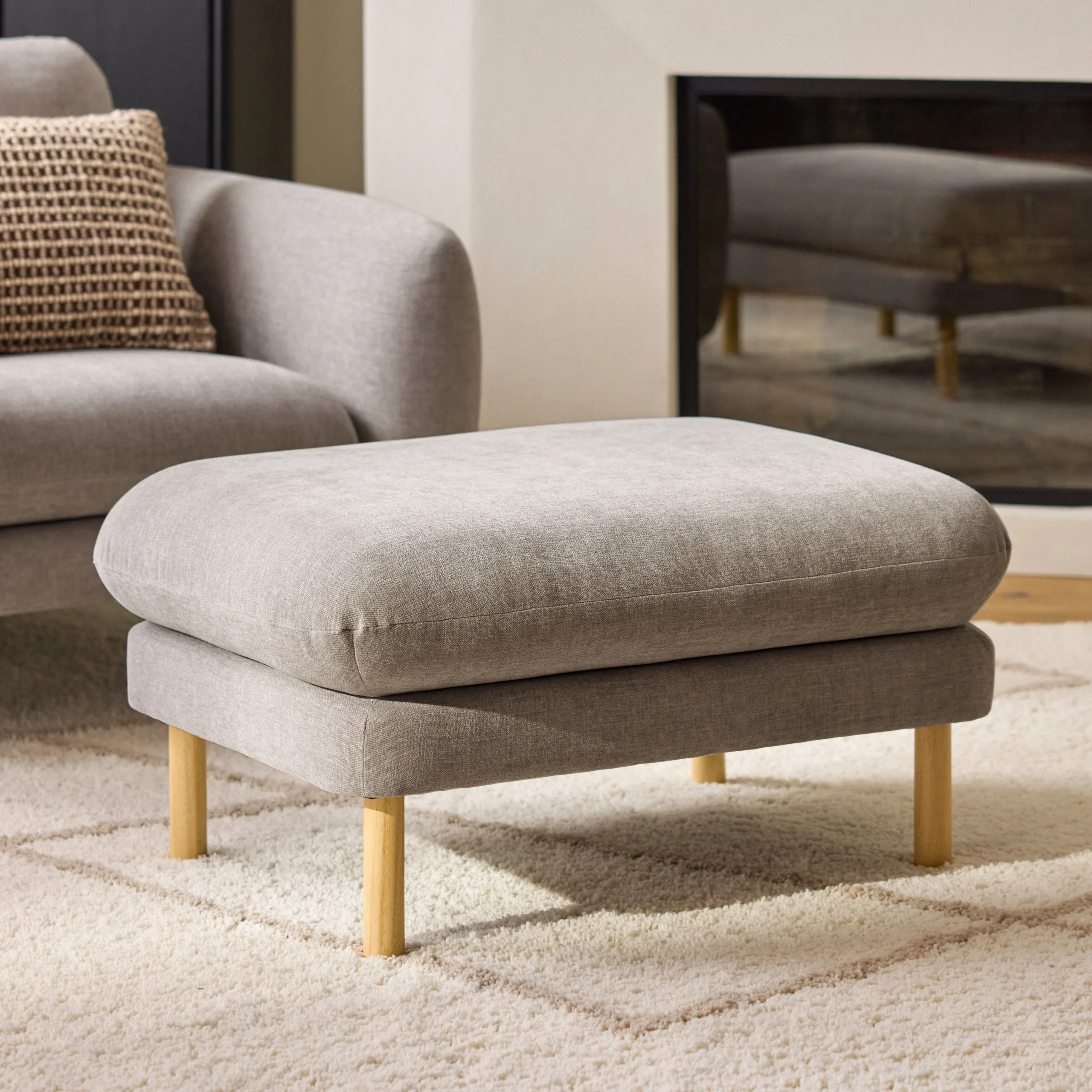 Sanders 35.5_ Ottoman - Hestia Gray