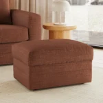 Riley 28_ Ottoman - Napa Rust