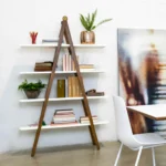Caliper 47_ Shelving Unit - White_Walnut
