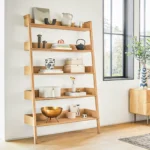 Fantol 51.5_ Shelving Unit, Wide - Natural Oak
