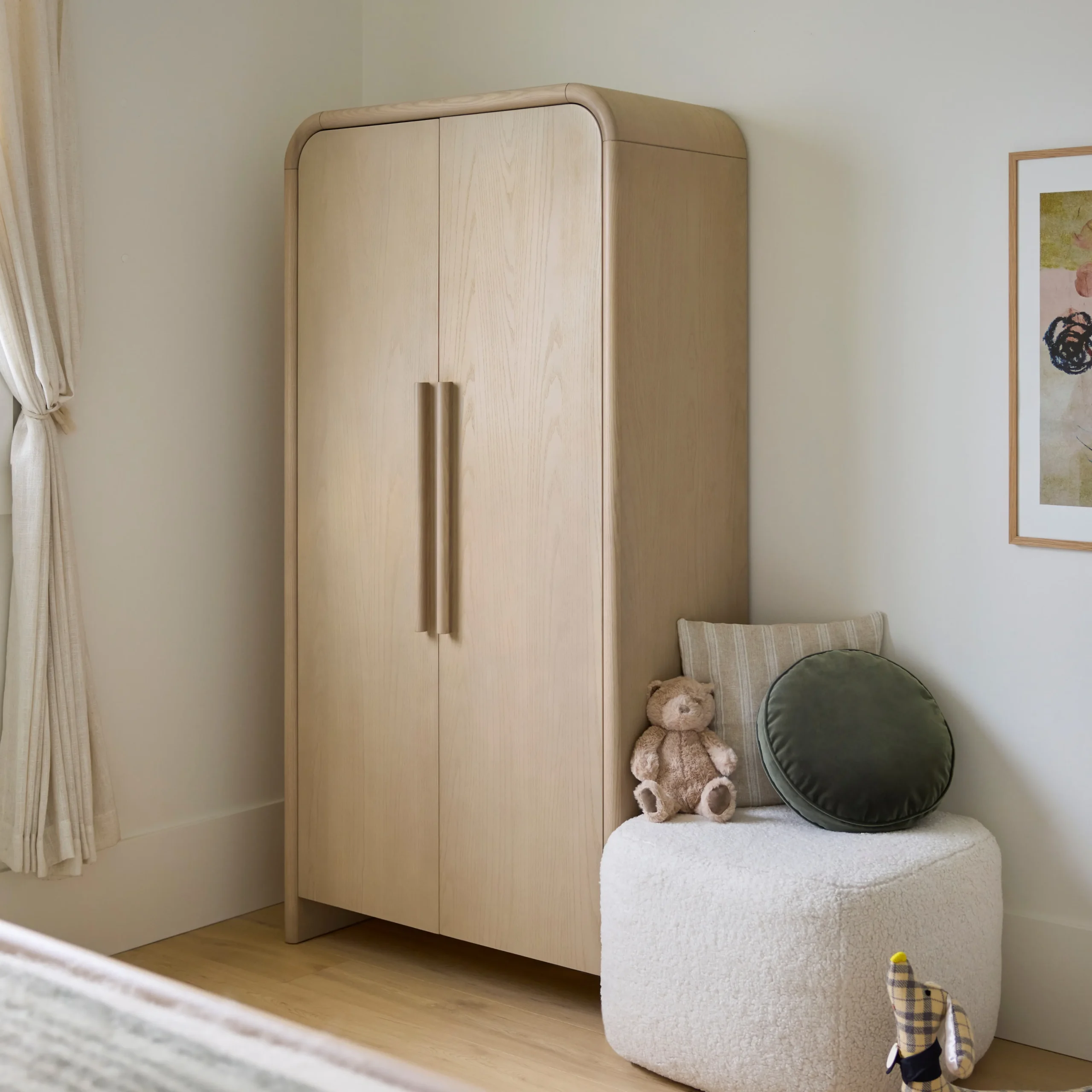 Faydra 35.5_ Enclosed Bookcase - Natural Ash