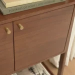 Krossa 31.5_ Shelving Unit with Storage - Walnut