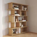 Lafora 53_ Bookcase, Tall - Natural Oak