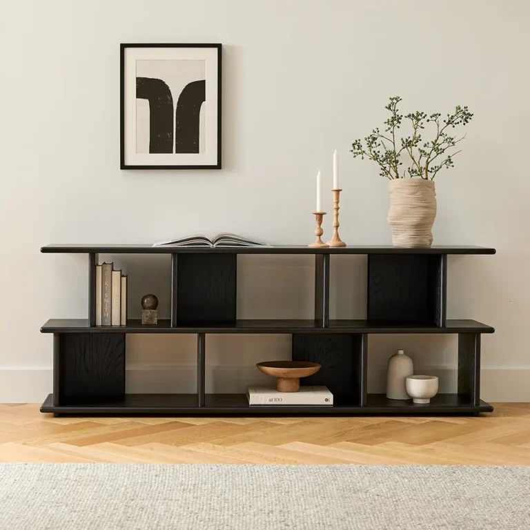 Lafora 72_ Bookcase, Short - Black