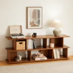Lafora 72_ Bookcase, Short - Smoked Oak