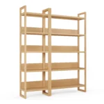 Lilya Shelving Unit Set - White Oak