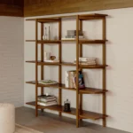 Zander 75_ Shelving Unit - Walnut