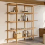 Zander 75_ Shelving Unit - White Oak