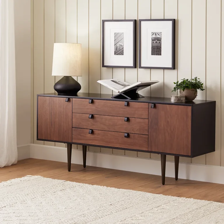 Envelo 71_ Sideboard - Walnut and Black