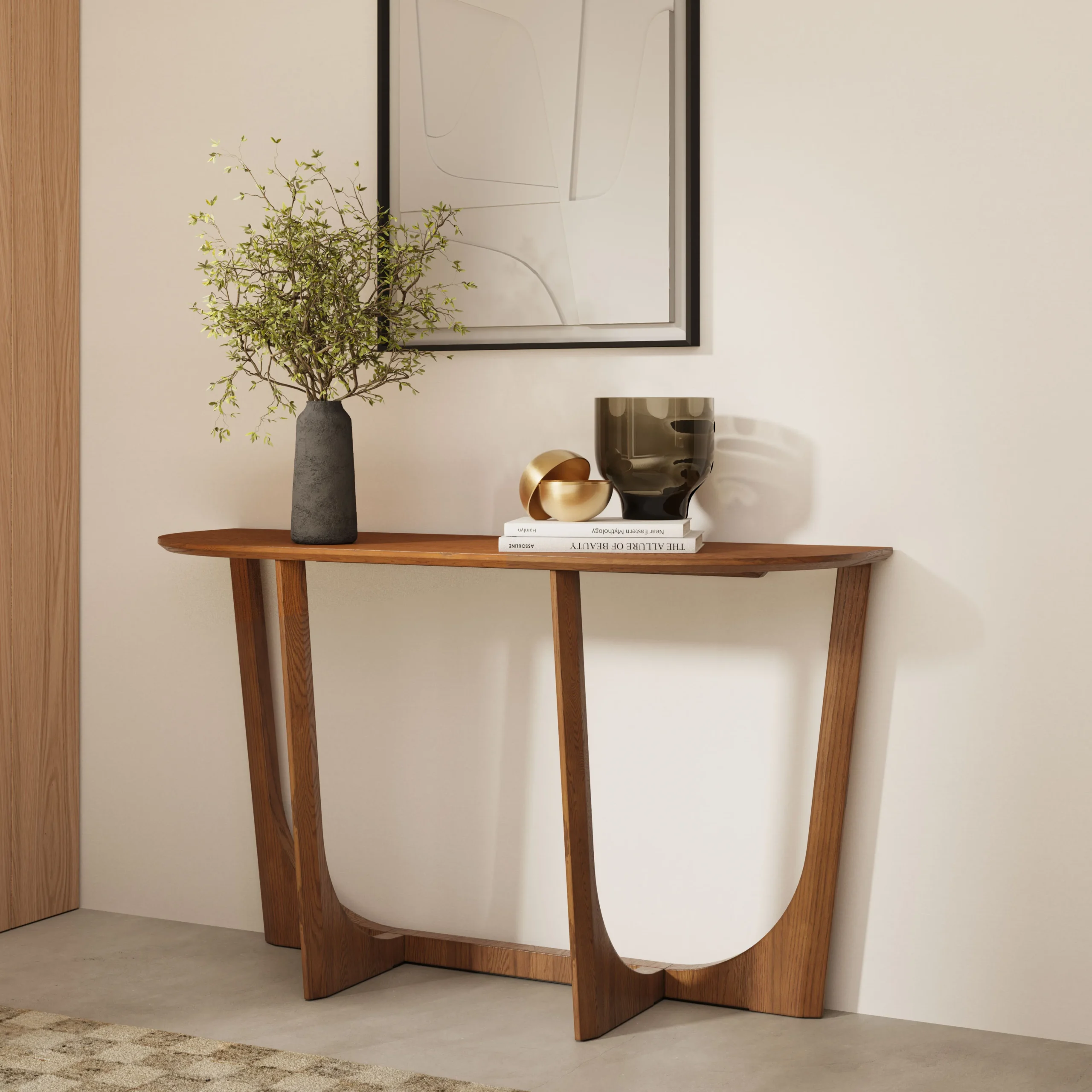 Tovi 51.25_ Console - Smoked Oak