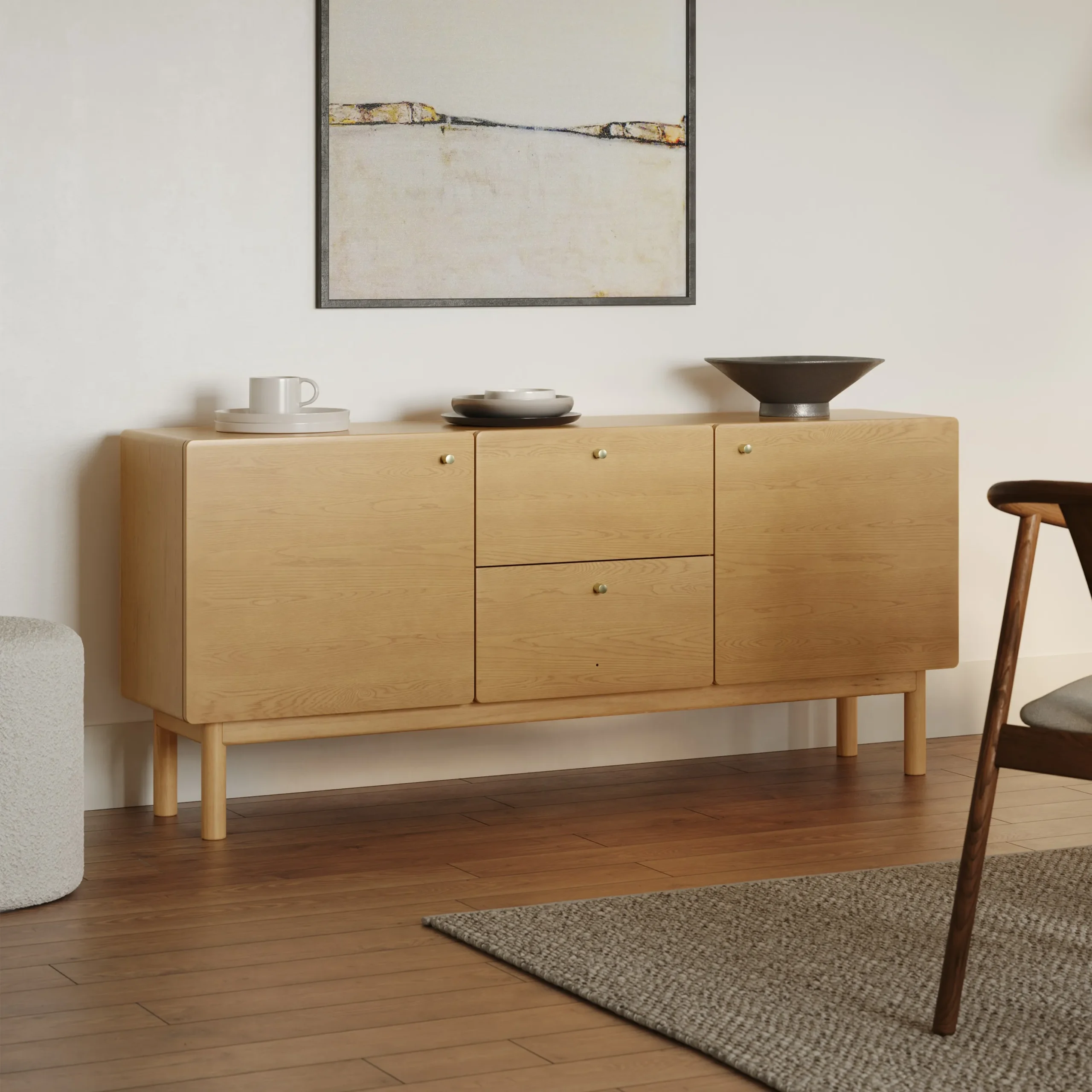 Heidi 64.5_ Sideboard - White Oak