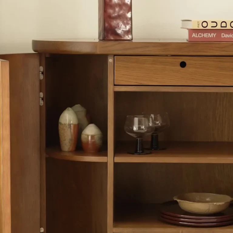 Jens 38_ Bar Cabinet - Smoked Oak