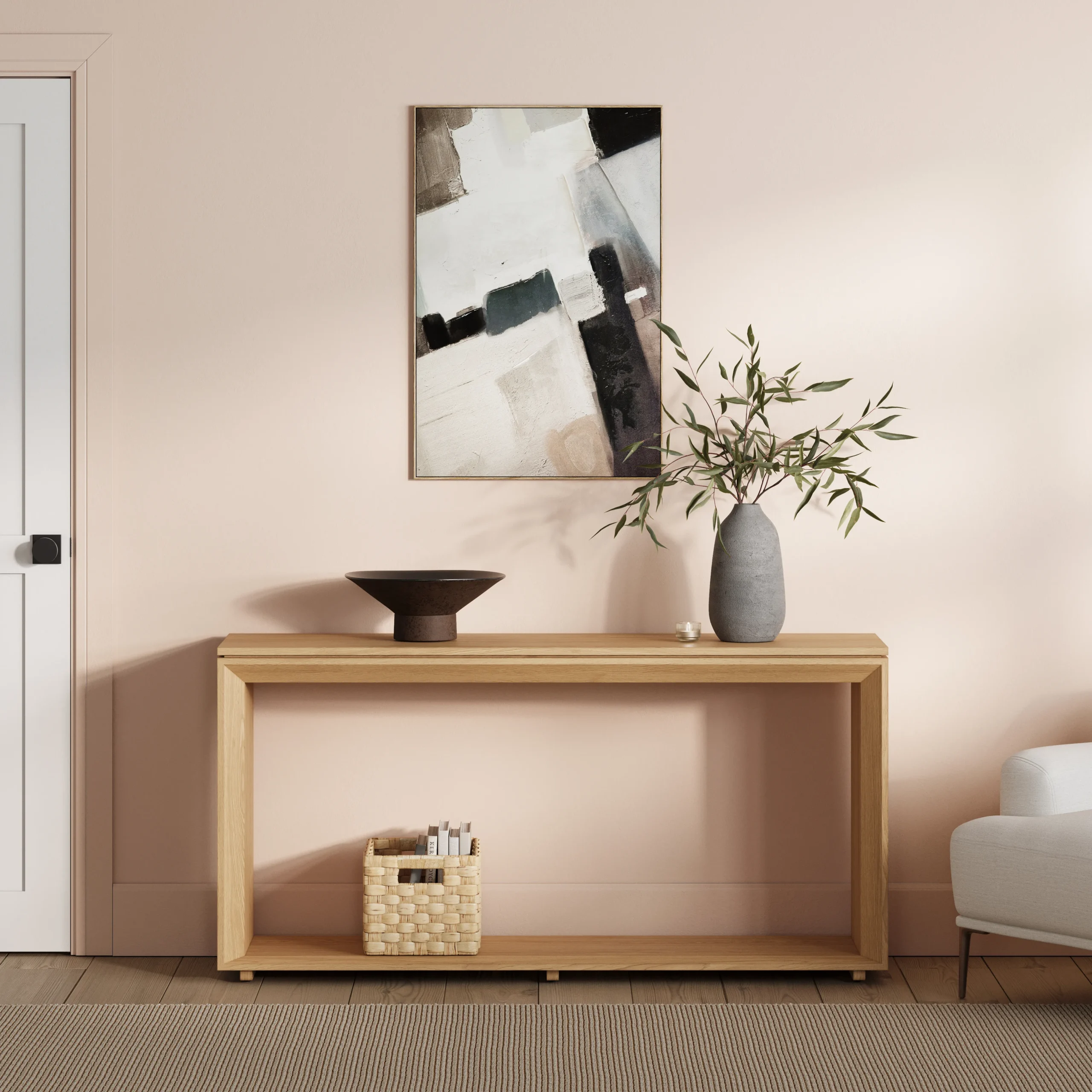 Suri 60_ Console - White Oak