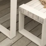 Lubek 84.5_ Outdoor Bench - Byron Gray