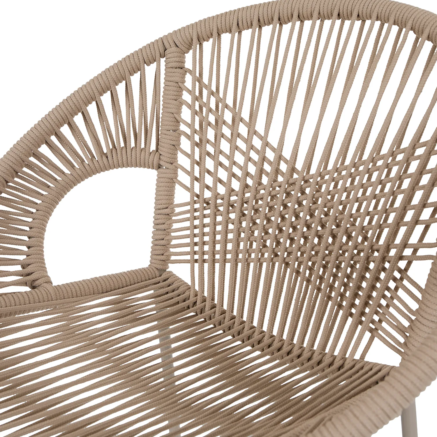 Kasiko Outdoor Bar Stool - White Pepper - Image 2