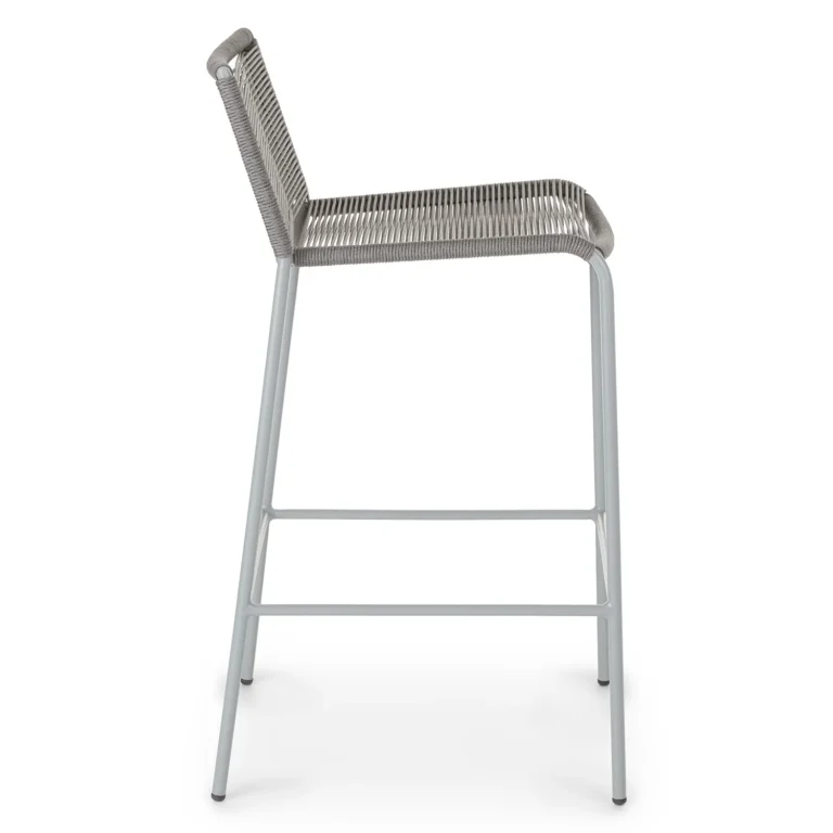 Zina Outdoor Bar Stool - Heathered Gray