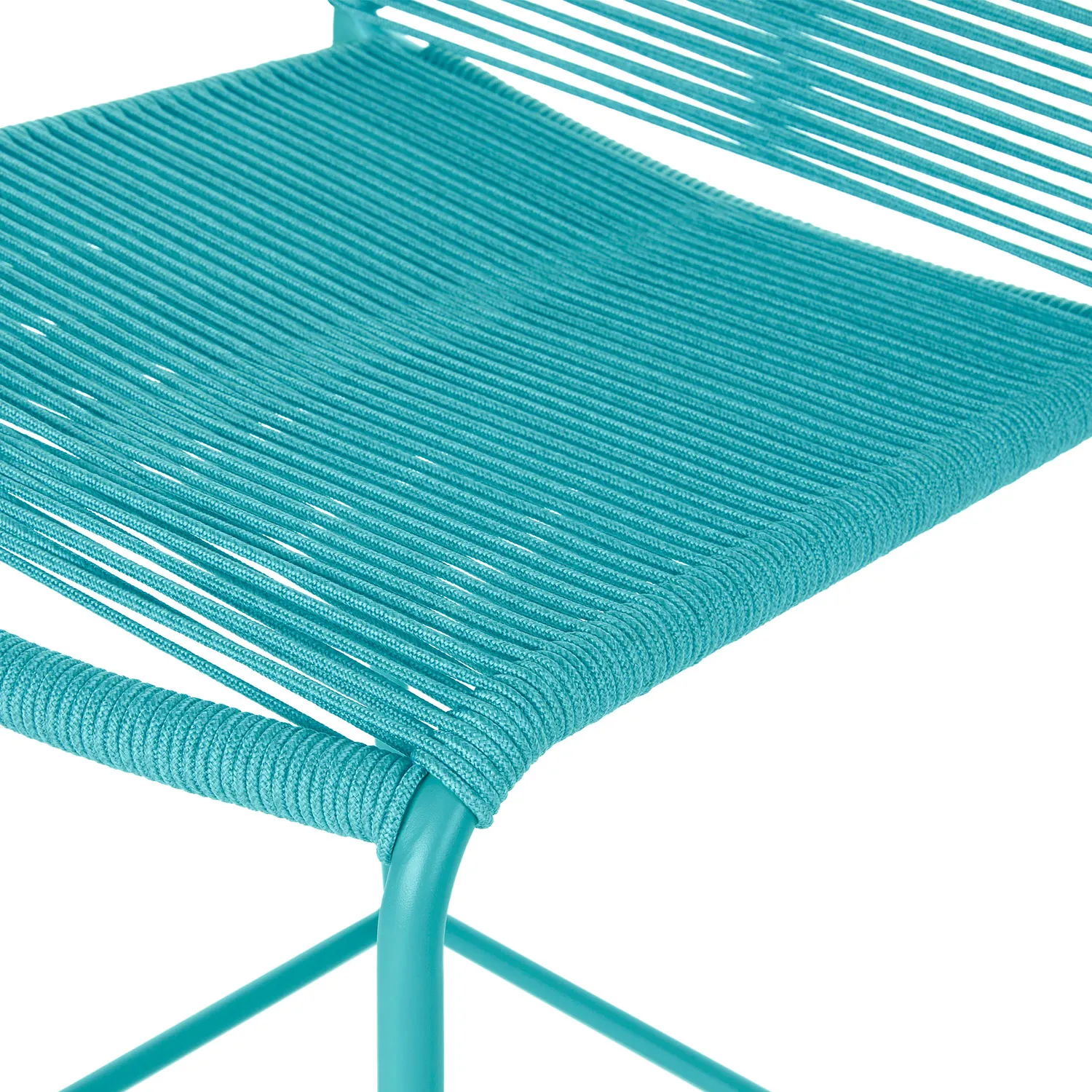 Zina Outdoor Bar Stool - Lago Aqua - Image 2