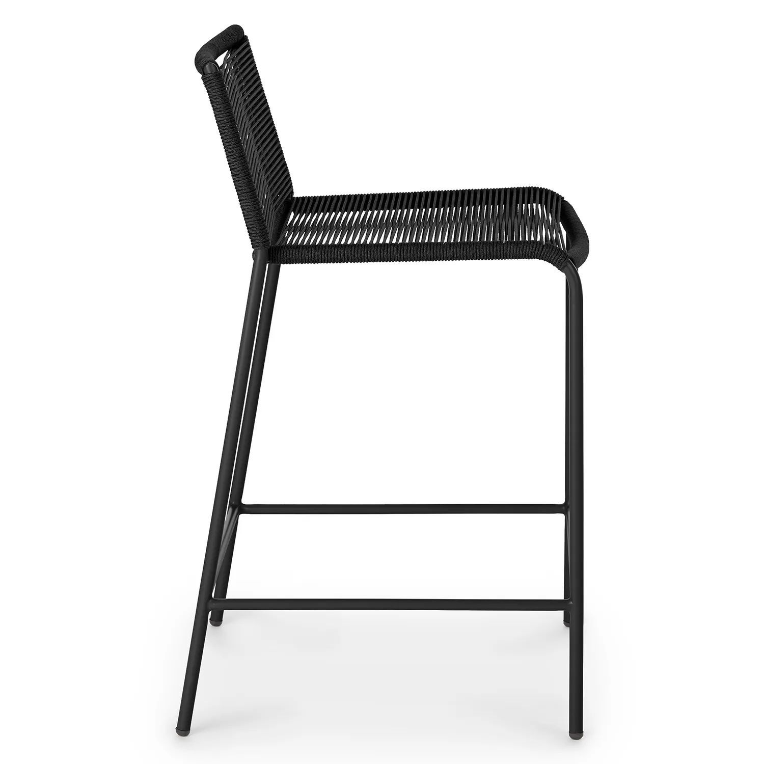 Zina Outdoor Counter Stool - Ember Black - Image 2