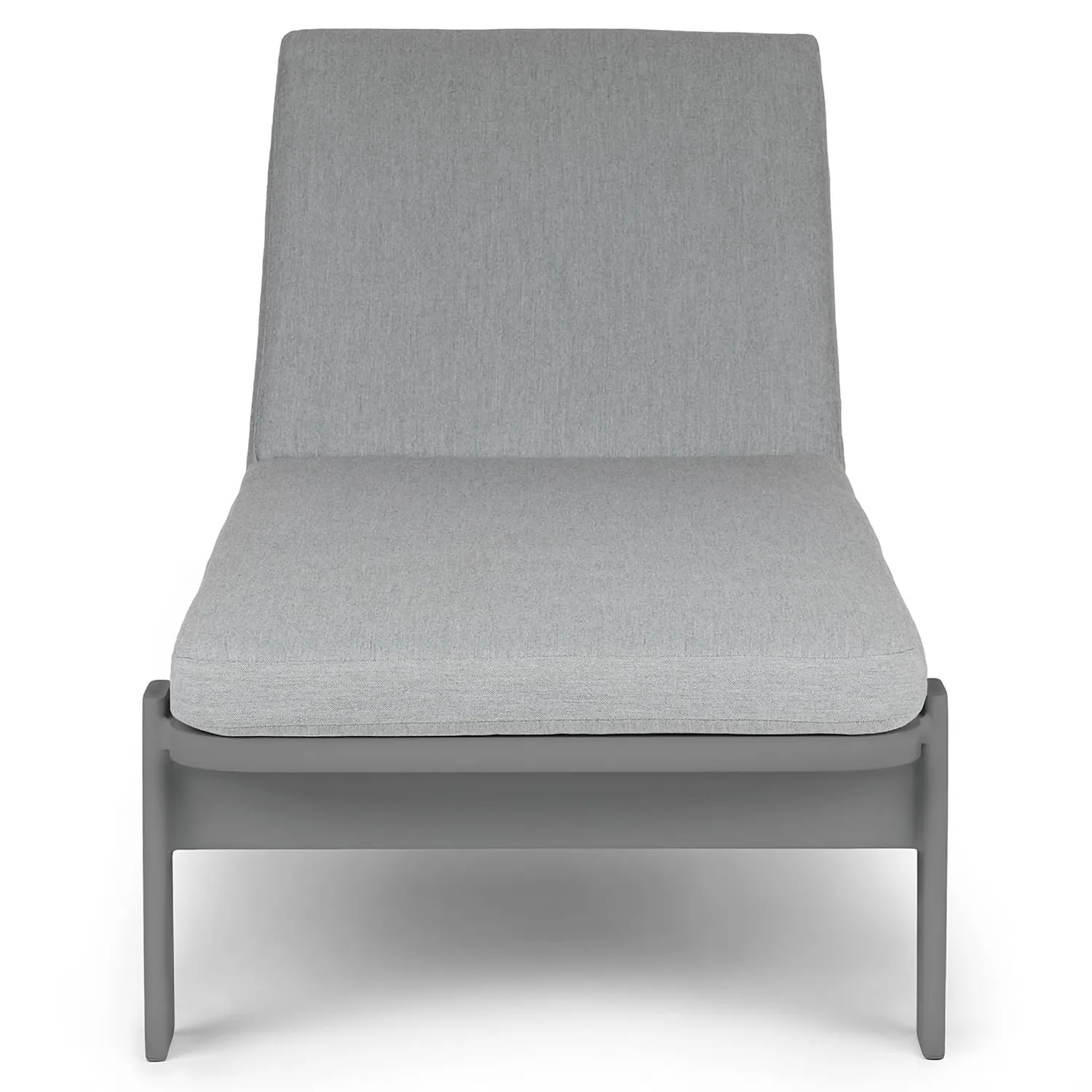 Eleya 78_ Outdoor Chaise Lounge - Stega Gray - Image 8