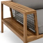 Callais 120_ Outdoor Sectional - Taupe Gray