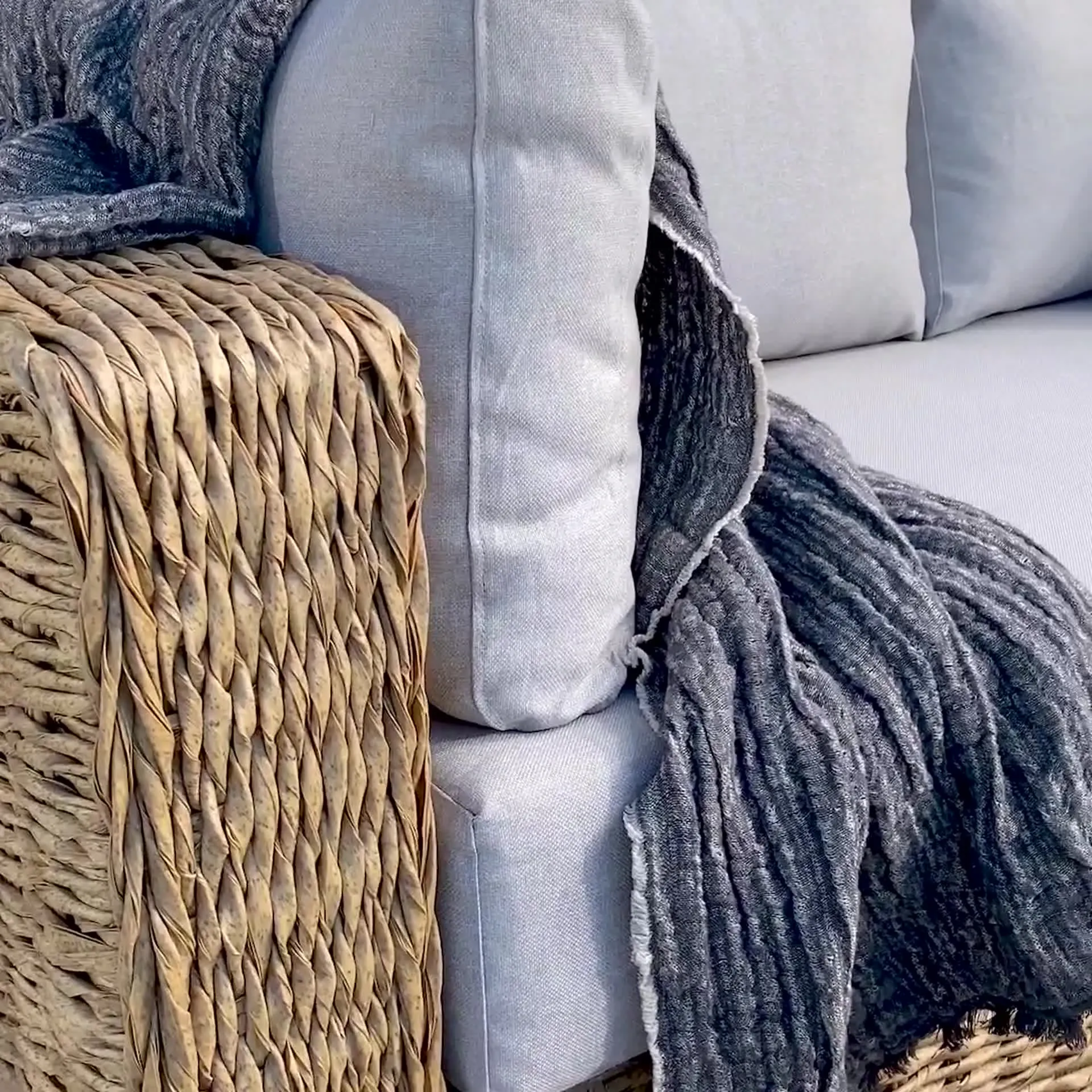Capra 97_ Outdoor Sectional Set - Beach Sand - Image 19