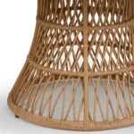 Calliope 54.5_ Outdoor Dining Table - Wicker
