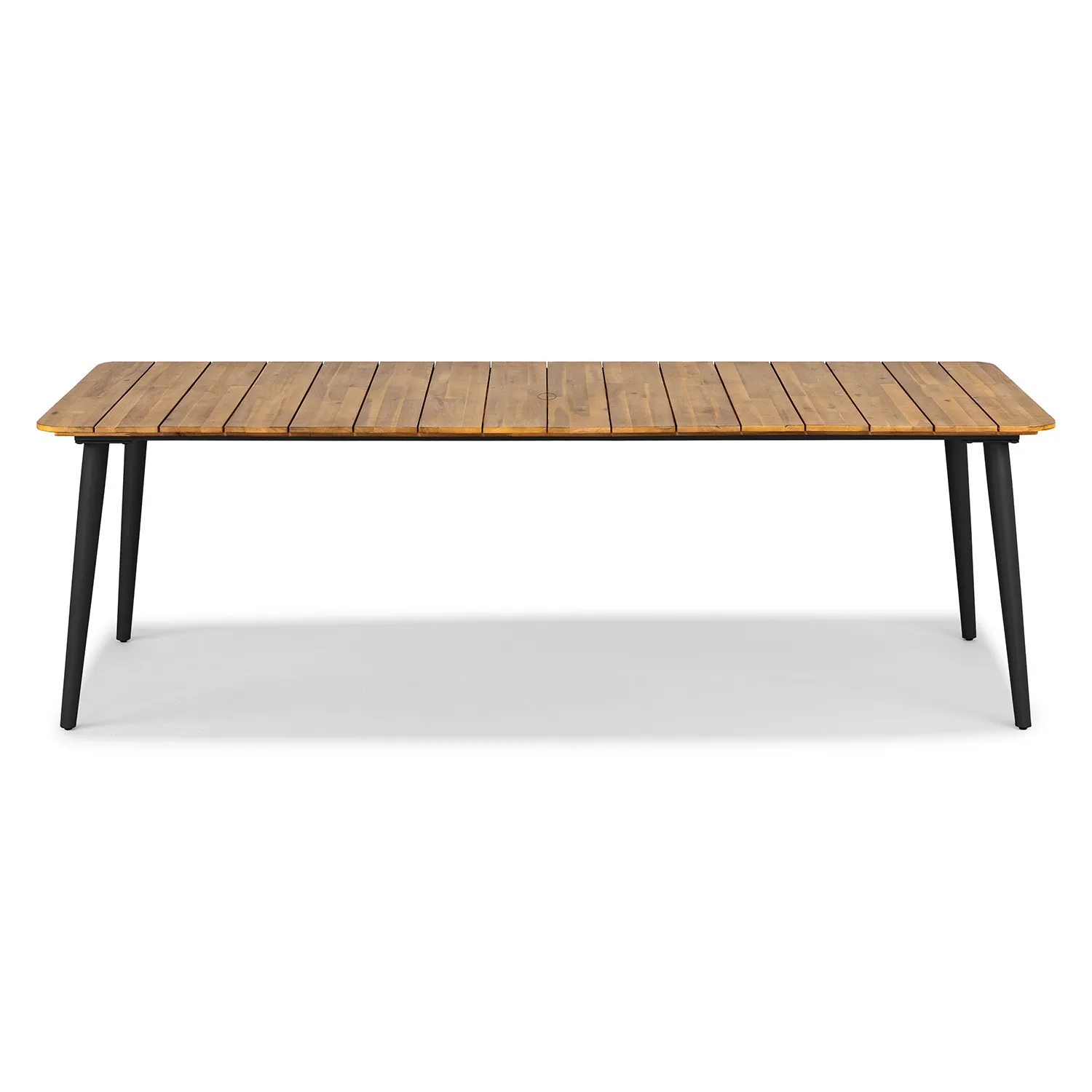 Latta 94.5_ Outdoor Dining Table - Slate Gray - Image 12
