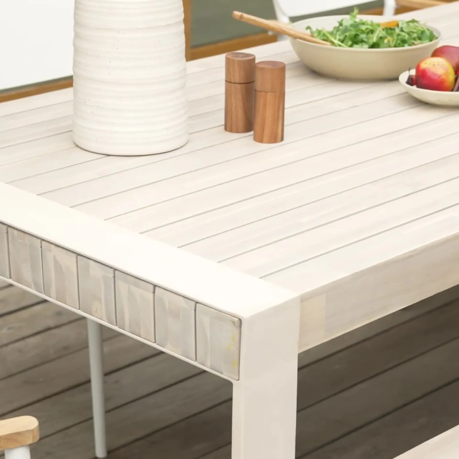 Lubek 94.5_ Outdoor Dining Table - Byron Gray - Image 9