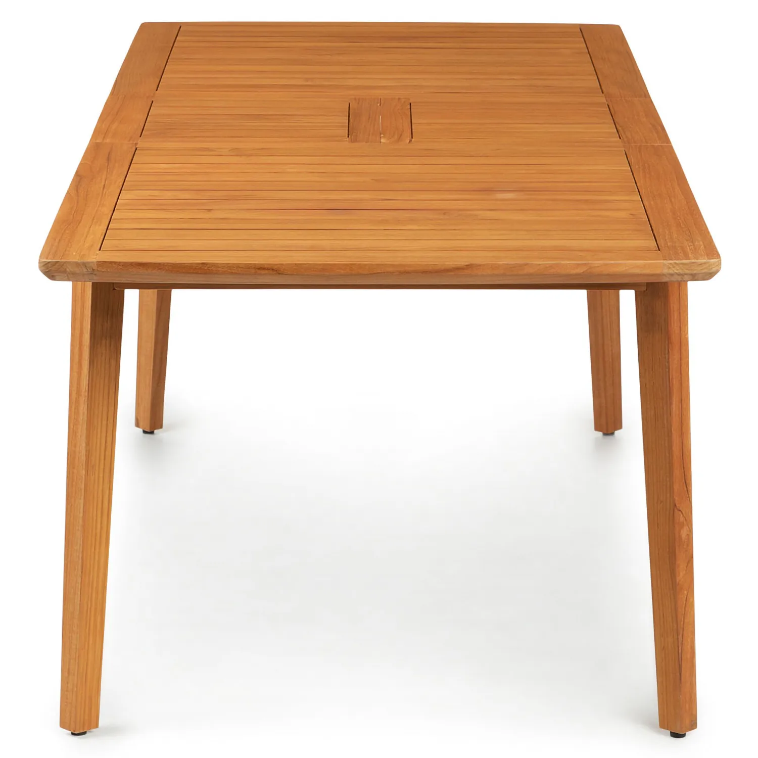 Marol 76.5_ - 95.5_ Outdoor Extendable Dining Table - Bronze Teak - Image 20