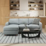 Vati 90.5_ Left Storage Sectional - Natural Oak and Silver Light Blue