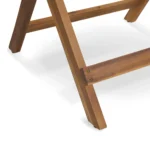 Elanora Outdoor Folding Cafe Table - Light Acacia