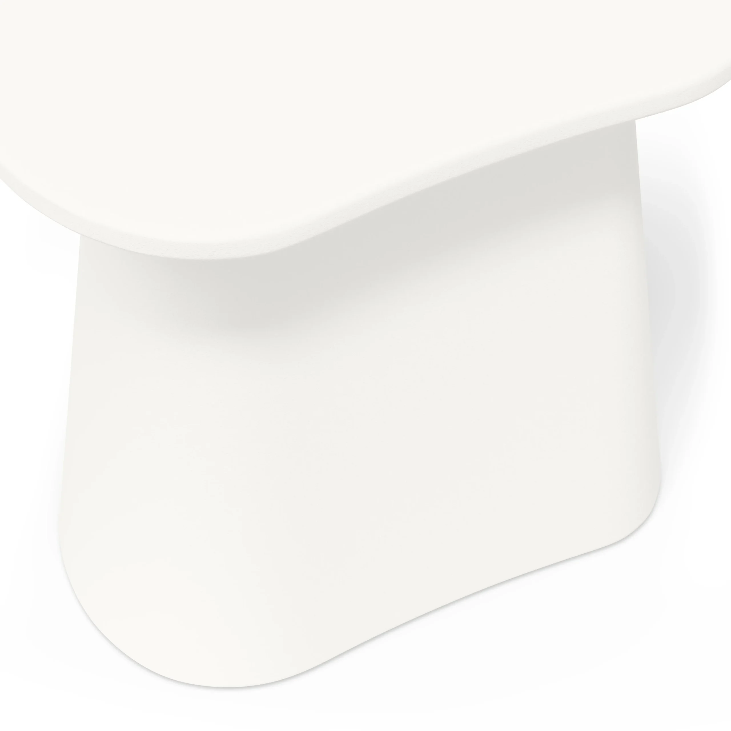 Noora Outdoor Side Table - White - Image 7