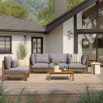 Skane Outdoor Side Table - Taupe