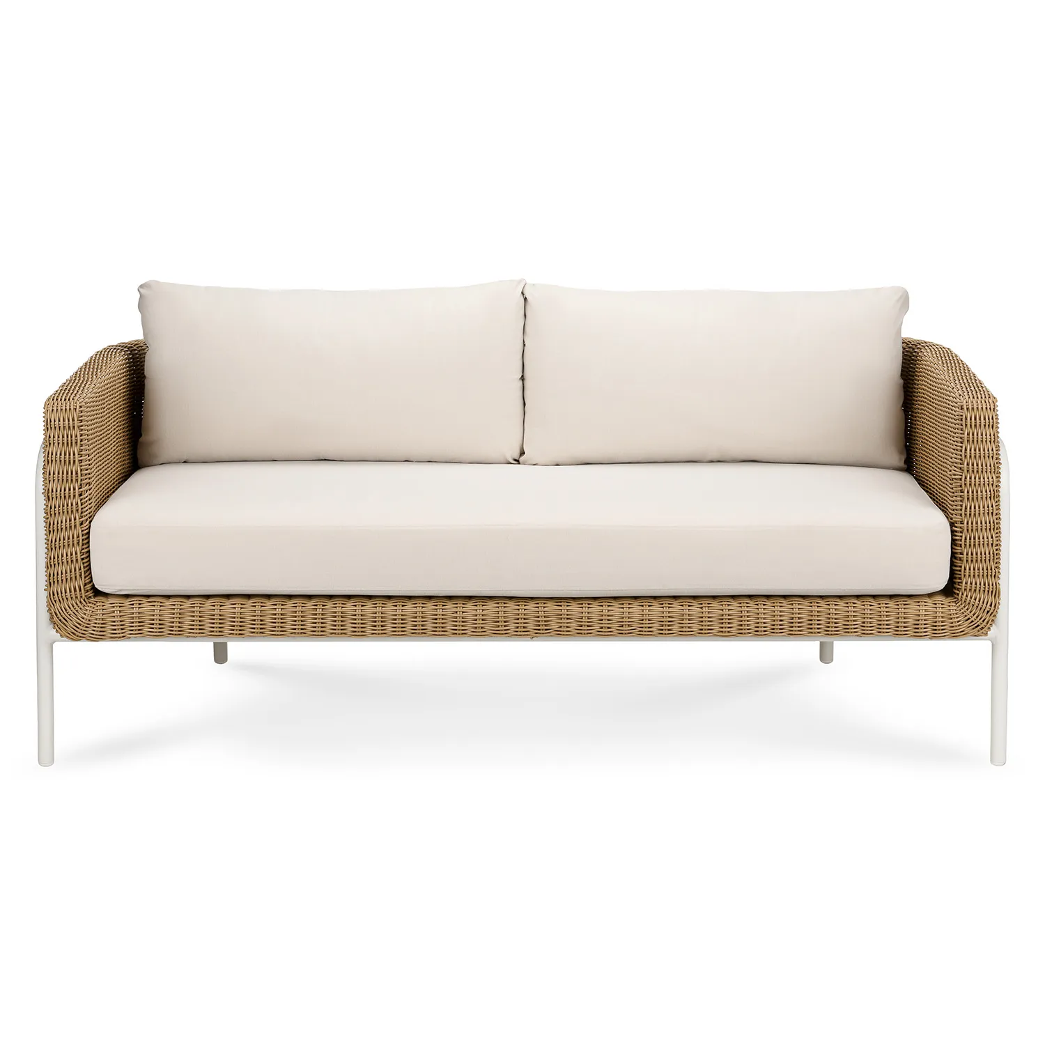 Aby 69.5_ Outdoor Loveseat - Dravite Ivory - Image 8