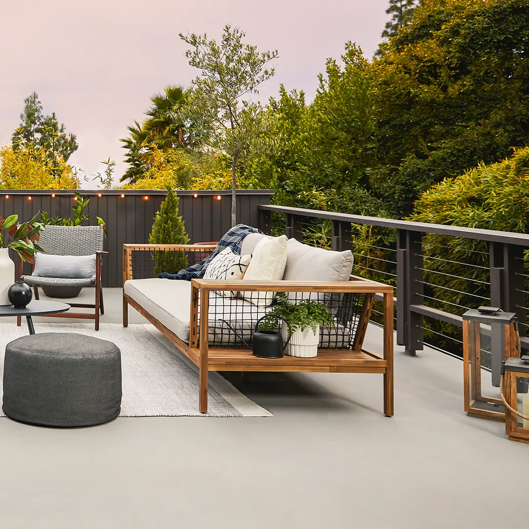 Callais 90.5_ Outdoor Sofa - Taupe Gray - Image 6