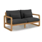 Laholm 70_ Outdoor Loveseat - Dravite Black