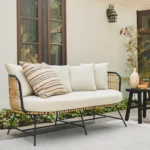 Onya 63.5_ Outdoor Loveseat - Lily White