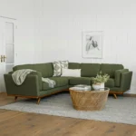Timber 93_ Corner Sectional - Olio Green
