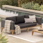 Urba 88.5_ Outdoor Sofa - Slate Gray