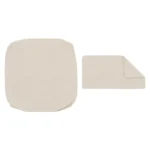 Callais Outdoor Lounge Chair Cushion Cover Set - Dravite Ivory