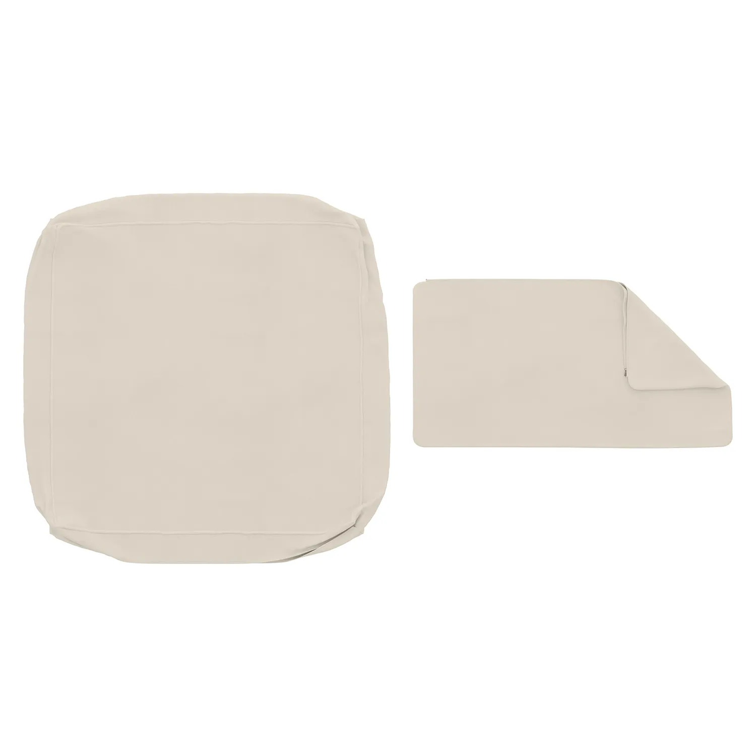 Callais Outdoor Lounge Chair Cushion Cover Set - Dravite Ivory - Image 3