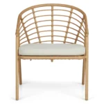 Dalarna 25_ Outdoor Lounge Chair - Dravite Ivory