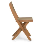 Elanora Outdoor Folding Dining Chair - Light Acacia