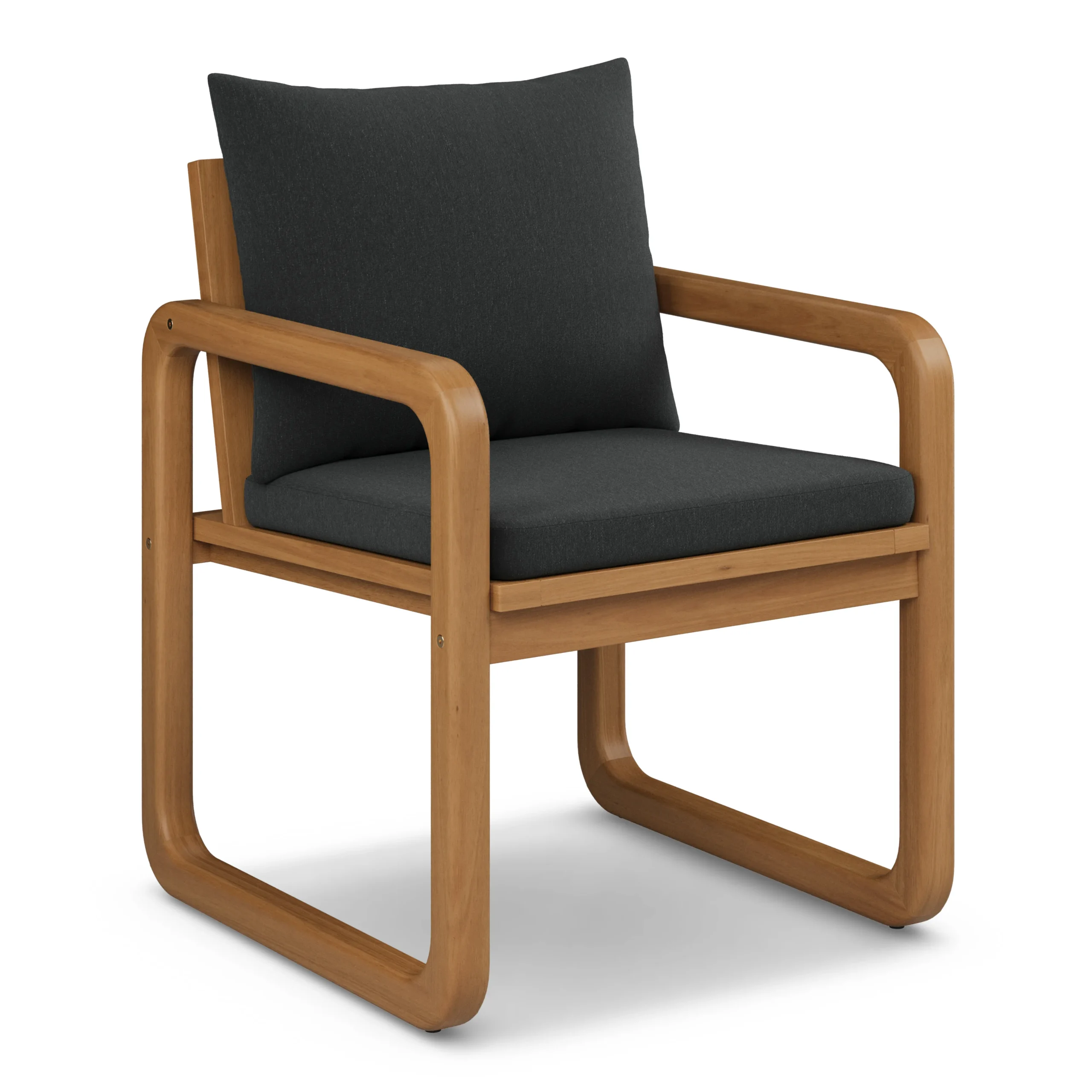 Laholm Outdoor Dining Chair - Dravite Black - Image 3