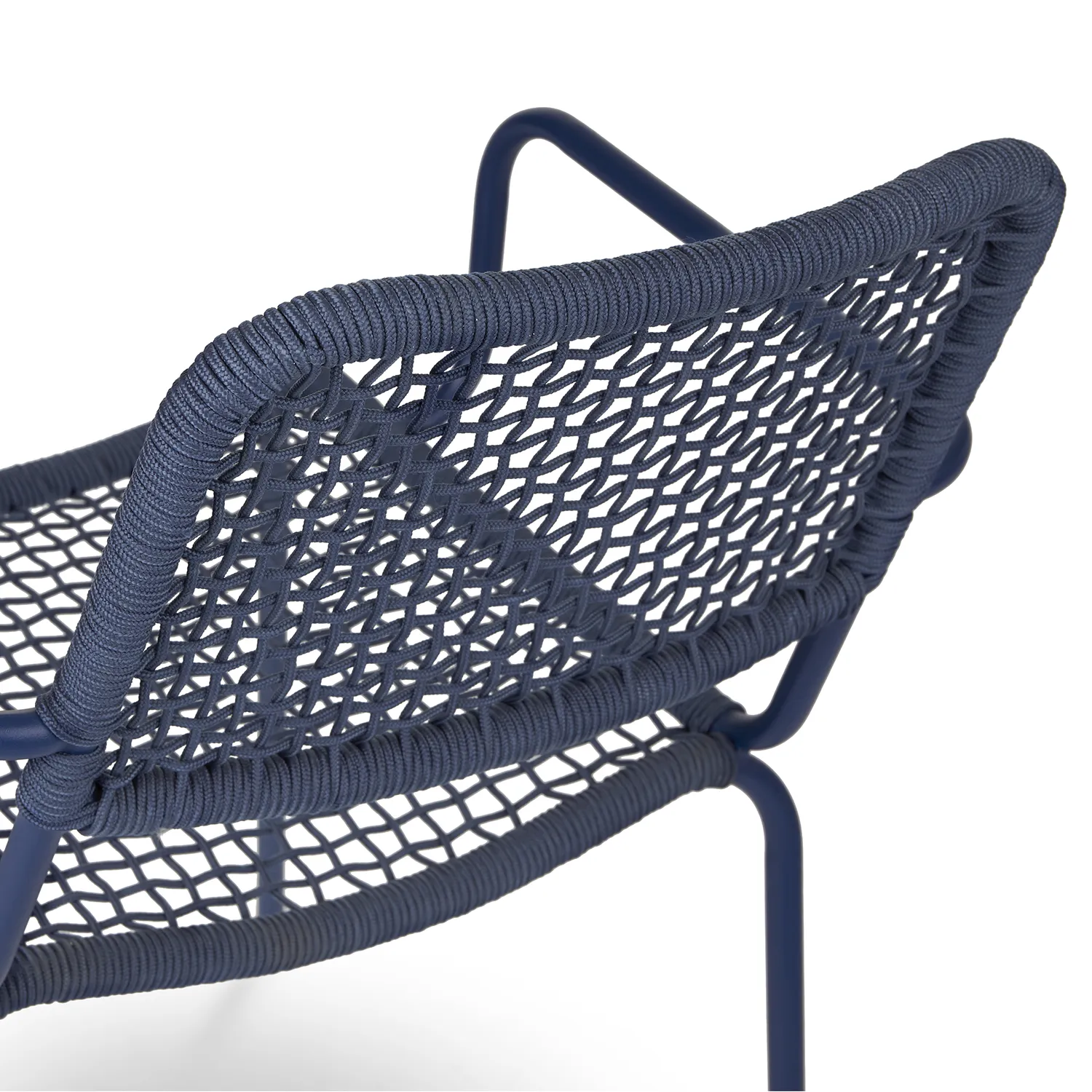 Manna Outdoor Dining Chair - Indigo Blue - Image 5