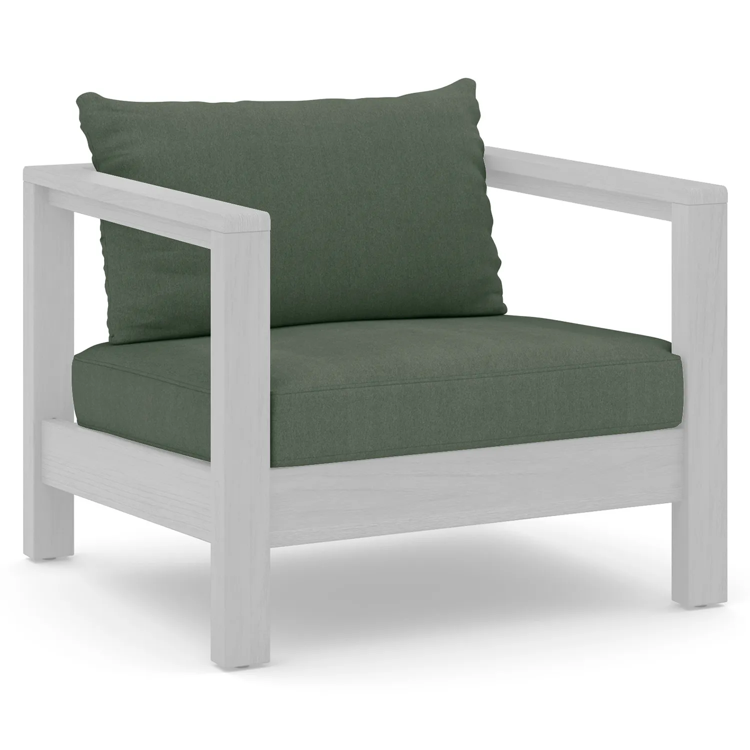 Palmera Outdoor Lounge Chair Cushion Cover Set - Dravite Green - Image 6