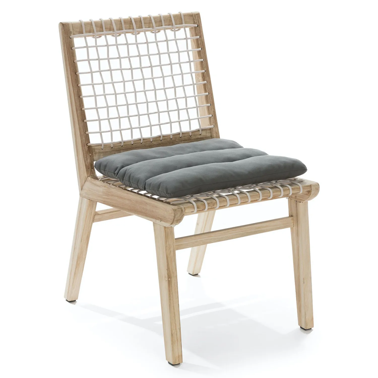 Teaka Outdoor Dining Chair - Natural Teak - Image 6