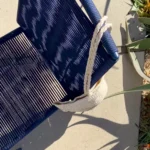 Zina Outdoor Stackable Dining Chair - Indigo Blue