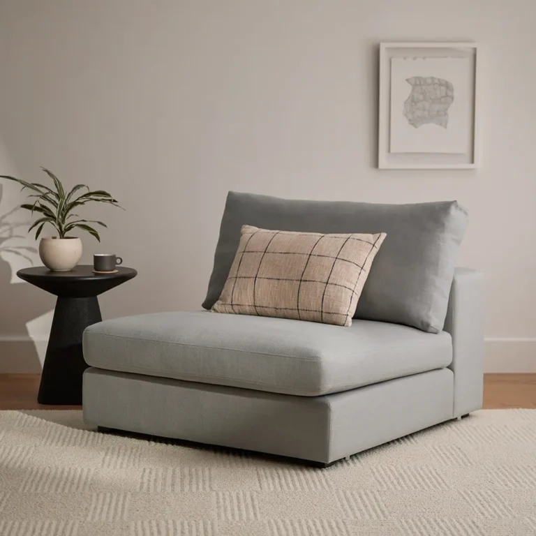Beta 39.5_ Armless Chair Module - Welsh Gray