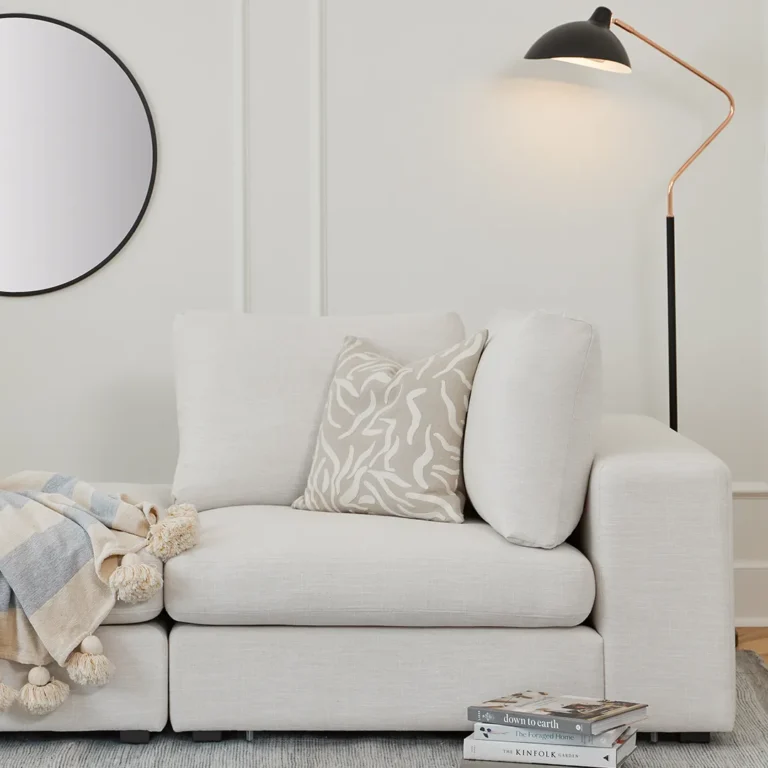 Beta 45_ Corner Chair Module - Quartz White